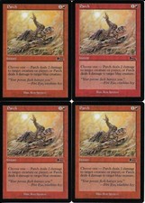 MTG: PARCH Urza's Legacy COMMON; played, Excellent condition x4