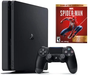 NEW Sony PlayStation 4 500GB PS4 Console 🕸️ BONUS! Spider Man 🕸️Game Bundle - Picture 1 of 2