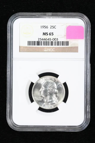 1956 Washington Quarter NGC MS65 32511 Cover