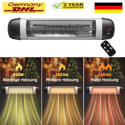 Heizlüfter mit Fernbedienung 2500W Timer Heizung Heiztower Oszillation - Bild 1 von 4