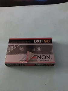 DENON DX1 90 Normal Position Type I Cassette Tape - NEW Sealed - Made in Japan - Picture 1 of 2