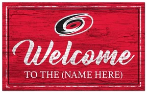 Carolina Hurricanes Sign Personalized Welcome Sign 19x11 - Picture 1 of 1