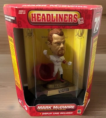 Figura Bobblehead 1998 ⚾ MLB Headliners XL Mark McGwire 70 jonrones Foto 1 de 4