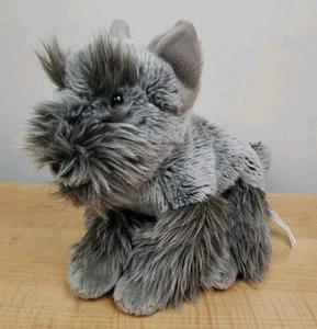 Toys R Us Scottish Terrier realistischer 14 Zoll Plüsch Scottie Hund Welpe graue Etiketten 2015 - Bild 1 von 16
