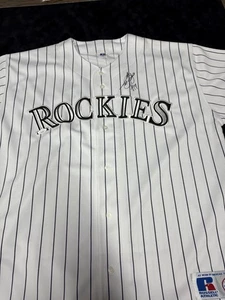 Todd Helton Signed Colorado Rockies Jersey JSA - Picture 1 of 2
