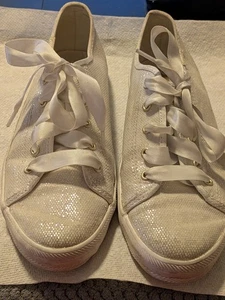 Zapatos Keds Niños Blanco Brillo Talla 3m - Imagen 1 de 5
