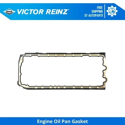 For 2008-2013 BMW 128i Engine Oil Pan Gasket Victor Reinz 2009 2010 2011 2012 - Image 1 of 2