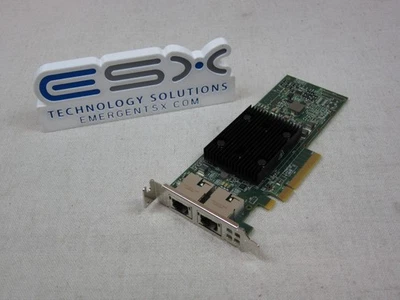 Dell 9P1N8 Broadcom 57406 Dual Port 10GBASE-T RJ45 Network Adapter LP - Image 1 of 4