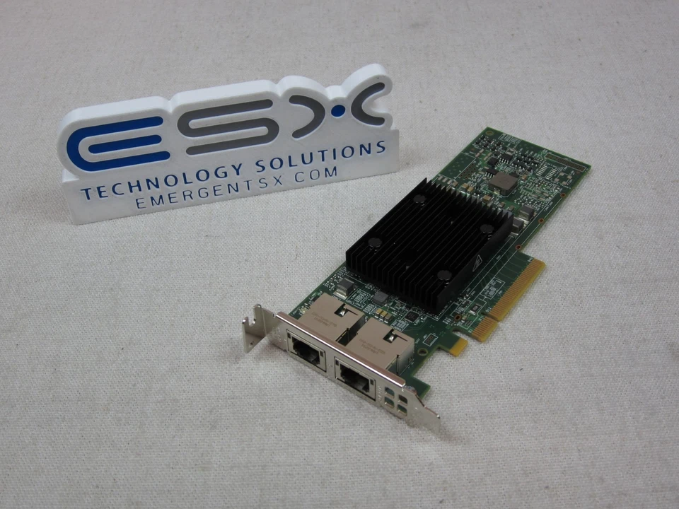 Dell 9P1N8 Broadcom 57406 Dual Port 10GBASE-T RJ45 Network Adapter LP - Image 1 of 4