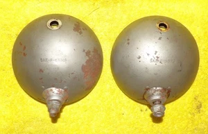 1965 1966 1967 Mustang GT GTA Fastback Convert ORIG GT GRILLE FOG LIGHT HOUSINGS - Picture 1 of 6