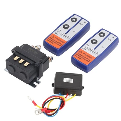 Industrial 12V 250A Winch Relay Kit with Remote Switch for Vehicles & Machinery - Image 1 of 4