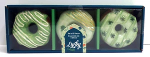 Lucky Lane St. Patrick's Day Decor Set of 3 Donuts - Picture 1 of 1