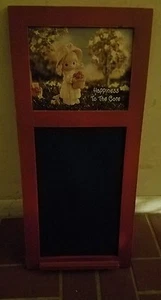 Precious Moments Kreidetafel MIB. Mädchen mit Äpfeln "Happiness to the Core" - Bild 1 von 5