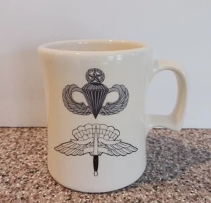 Coffee Cup Master Parachutist and Freefall US Airforce 80th Operations Wizards  - Picture 1 of 6