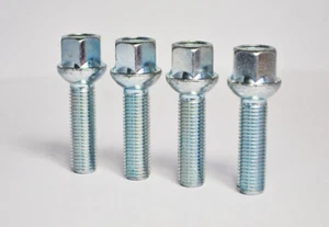 4 pernos de rueda de radio M14 x 1,5, hilo de 50 mm (zinc) - Imagen 1 de 2