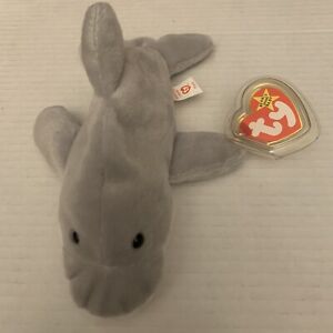 Ty Beanie Baby - FLASH the Dolphin (7.5 Inch) MINT with MINT TAGS