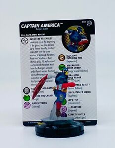 Heroclix Avengers Fantastic Four Empyre Captain America #051 Super Rare w/ Card