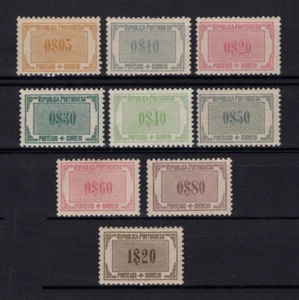 Portugal 1932 POSTAGE DUE #45/53 complete set, MH NO GUM FVF - Picture 1 of 1