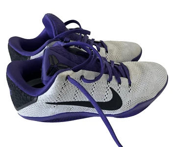 Nike Kobe 11 XI Elite Low iD Lakers Purple White 903710-991 Size 10 Rare Custom - Image 1 of 4