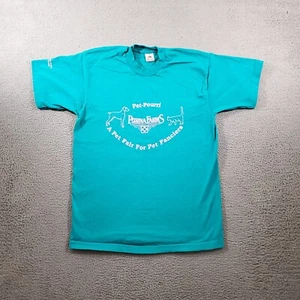 Camisa de Colección Purina Farms Para Hombres Grande Verde Azulado Puntada Única Gráfico Hecha en EE. UU. - Imagen 1 de 10
