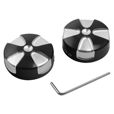 Tampa de porca de haste de garfo superior compatível com Harley Softail 18-23 Sportster 883 1200 14-22 - Imagem 1 de 4