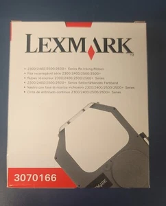 Genuine Lexmark 3070166 Re-Inking Ribbon for 2300 2400 2500 2500+ Series - Picture 1 of 3