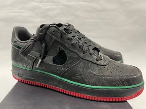Nike Air Force 1 Low Premium 318775 008 13 Black Red BHM 2010 Black History DS - Picture 1 of 7