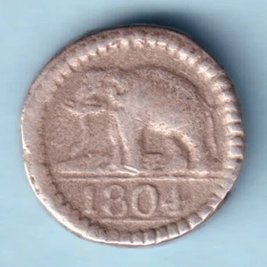 Ceylon. 1804 24 Stuivers.. VF - Elephant - Imagen 1 de 2