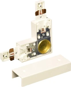 Juno T24N WH Trac-Master Adjustable L-Connector Single Circuit - Picture 1 of 4