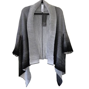 Marla Wynne Cardigan Womens M/L Ribbed Reversible 3/4 Sleeve Open Assymetric - Picture 1 of 14