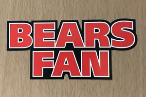 Calcomanía de pegatinas de los Chicago Bears de la NFL - Equipo de fútbol americano de fantasía del Super Bowl norte NFC - Imagen 1 de 1