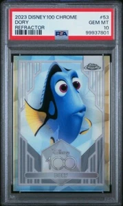 2023 Disney Topps Chrome Dory #53 Finding Nemo Refractor PSA 10 - Picture 1 of 2