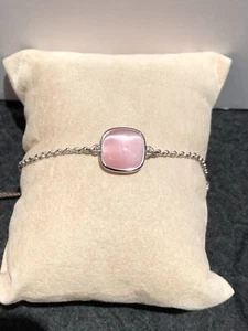 Boccadamo Bracciale in bronzo rodiato con pietra rosa-Gioielleria Ottaviani Roma - Imagen 1 de 4