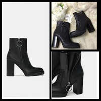 Botin Tacon Plataforma Zara Cheap Sale, UP TO 61% OFF | www.bravoplaya.com
