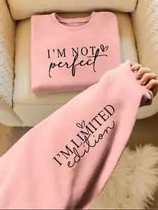 casual-round-neck-long-sleeve-letter-print-sweatshirt-long-sleeve-tops - Picture 1 of 31