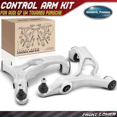2x Brazo de control inferior delantero con rótula para Audi Q7 Volkswagen Touareg Porsche Foto 1 de 4