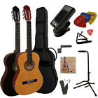 4/4 Concert Guitar - Classical - 10-Piece EXCLUSIVE SET - BAG + STANDS GL1!