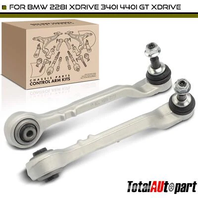 2Pcs Control Arm w/ Ball Joint Assembly for BMW 320i xDrive Front Lower Rearward - Image 1 of 4