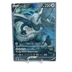 Lugia V Alternate Full Art - Silver Tempest | Jumbo Metal 6" x 8" Card Gift - Picture 1 of 3