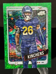 2024 Topps Chrome Cosmic Kamren Kinchens #156 RC Green Space Dust /75 - Bild 1 von 2