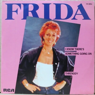 FRIDA 1982 “I KNOW THERE´S SOMETHING GOING ON” ABBA NM 7” PROMO 45 BRAZIL - Image 1 of 3