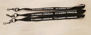 Menge Von 3 Under Armour Band Abzeichen Id Halter Schlüsselanhänger Schwarz - Bild 1 von 4