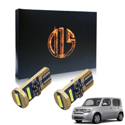 1200LM Blanco T10 194 LED Matrícula Bombilla para Nissan Cube 2009-2014 Foto 1 de 4
