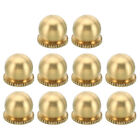 M4x0.7 Thread Brass Cap Nuts Knob 10pcs Lamp Finial Caps Nut Handle Knob 11mm