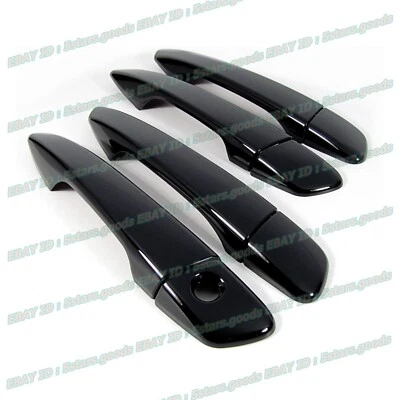 Cubierta de manija de puerta lateral negro puro brillante para Lexus GS200t 2016 2017 sedán Foto 1 de 4