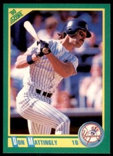1990 Score Don Mattingly Baseball Cards #1