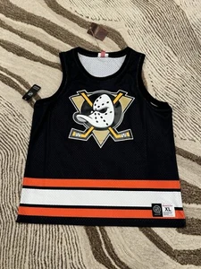 MITCHELL AND & NESS NHL ANAHEIM MIGHTY DUCKS BASKETBALL JERSEY XL $85 MSRP NWT - Bild 1 von 4
