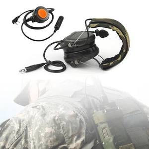 H60 Sound Pickup Noise Reduction Headset For Kenwood TK-208 TK-220 TK-240 TK-248 - Zdjęcie 1 z 16