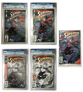 Superman Unchained 1 CGC 9.8 Lot of 4+1 - Picture 1 of 12