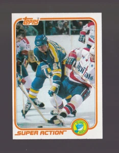 1981-82 Topps Hockey West - Super Action # 127 Bernie Federko schöne Karte - Bild 1 von 2